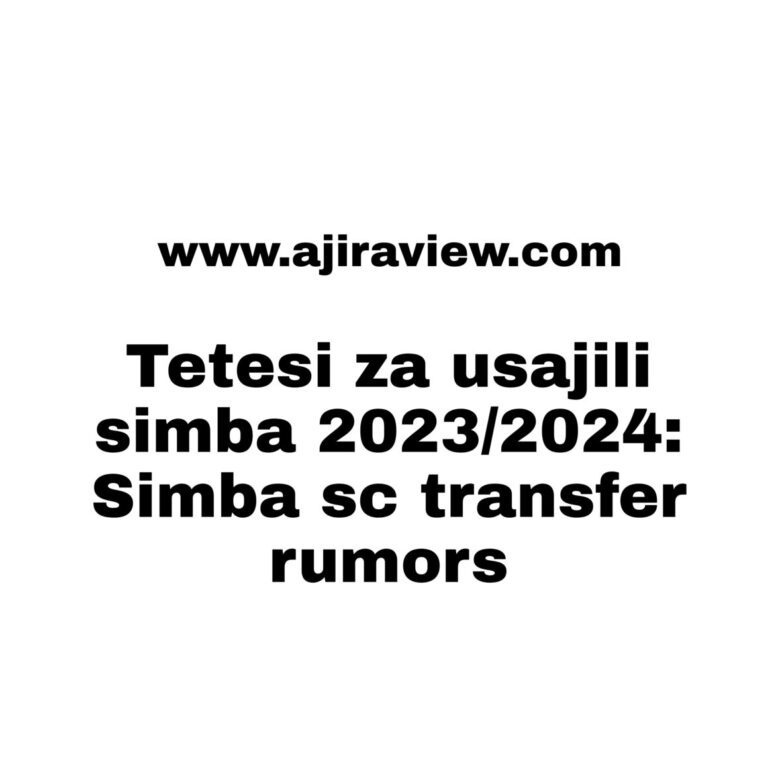 Tetesi za usajili simba 2023/2024: Simba sc transfer rumors