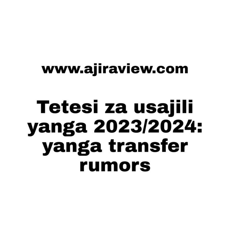 Tetesi za usajili yanga 2023/2024: yanga transfer rumors
