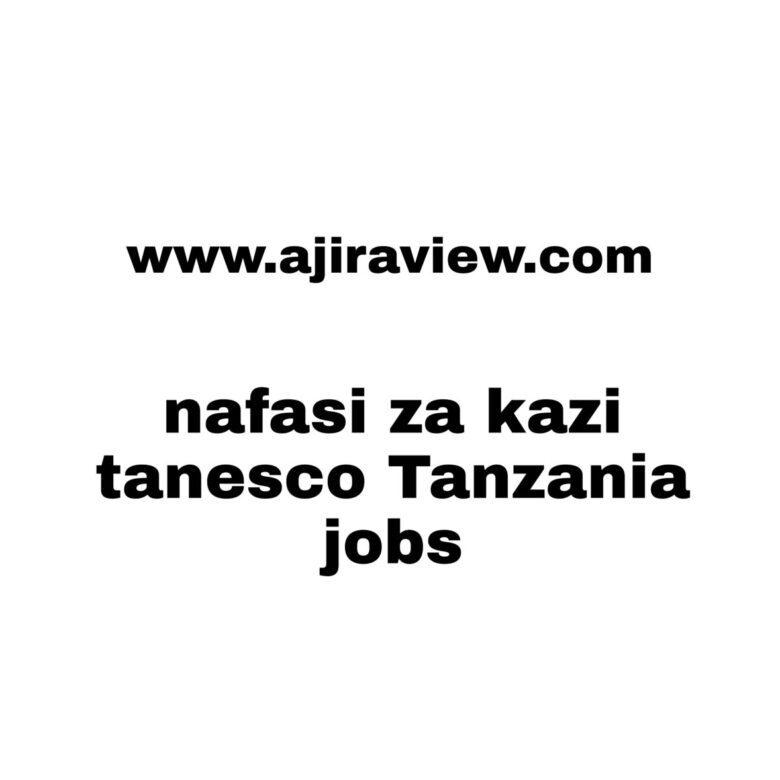 Tanesco ajira nafasi za kazi tanesco Tanzania jobs 