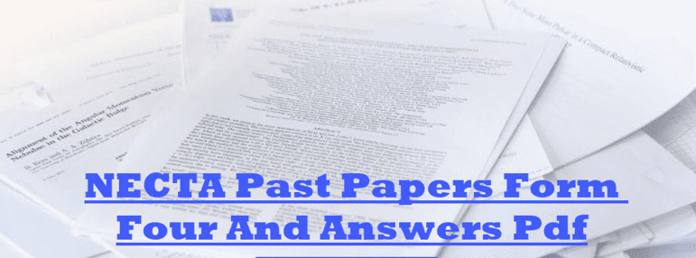 NECTA Past Papers Form Four